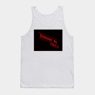 Denver Avenue, Los Angeles, California by Mistah Wilson Tank Top